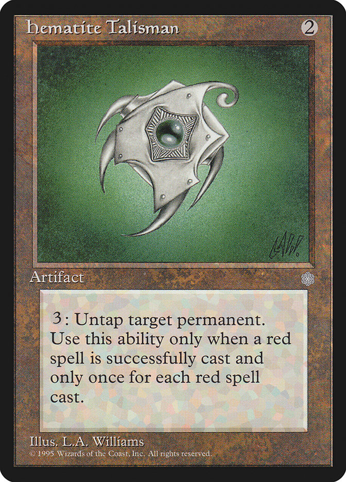 Hematite Talisman [Ice Age] - Devastation Store | Devastation Store