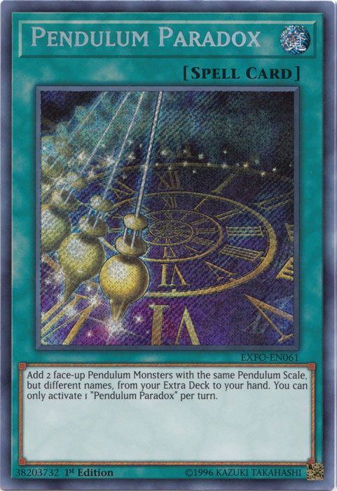 Pendulum Paradox [EXFO-EN061] Secret Rare | Devastation Store