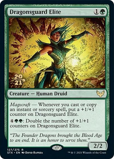 Dragonsguard Elite [Strixhaven: School of Mages Prerelease Promos] | Devastation Store