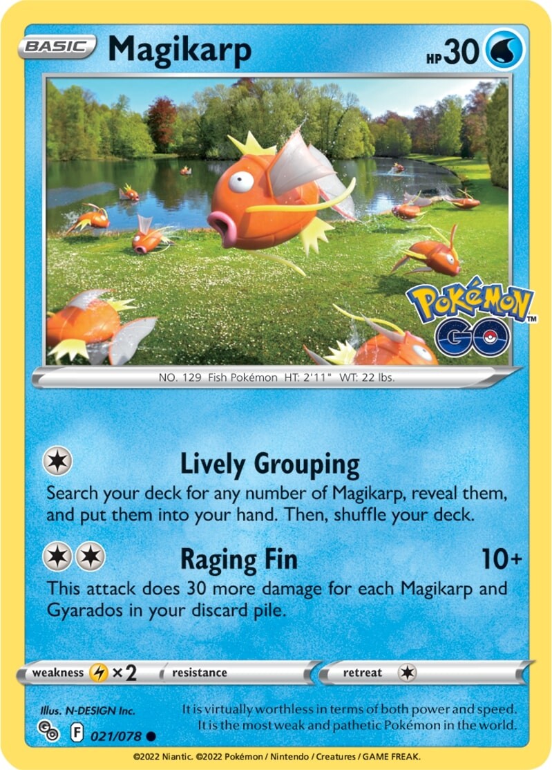 Magikarp (021/078) [Pokémon GO] | Devastation Store