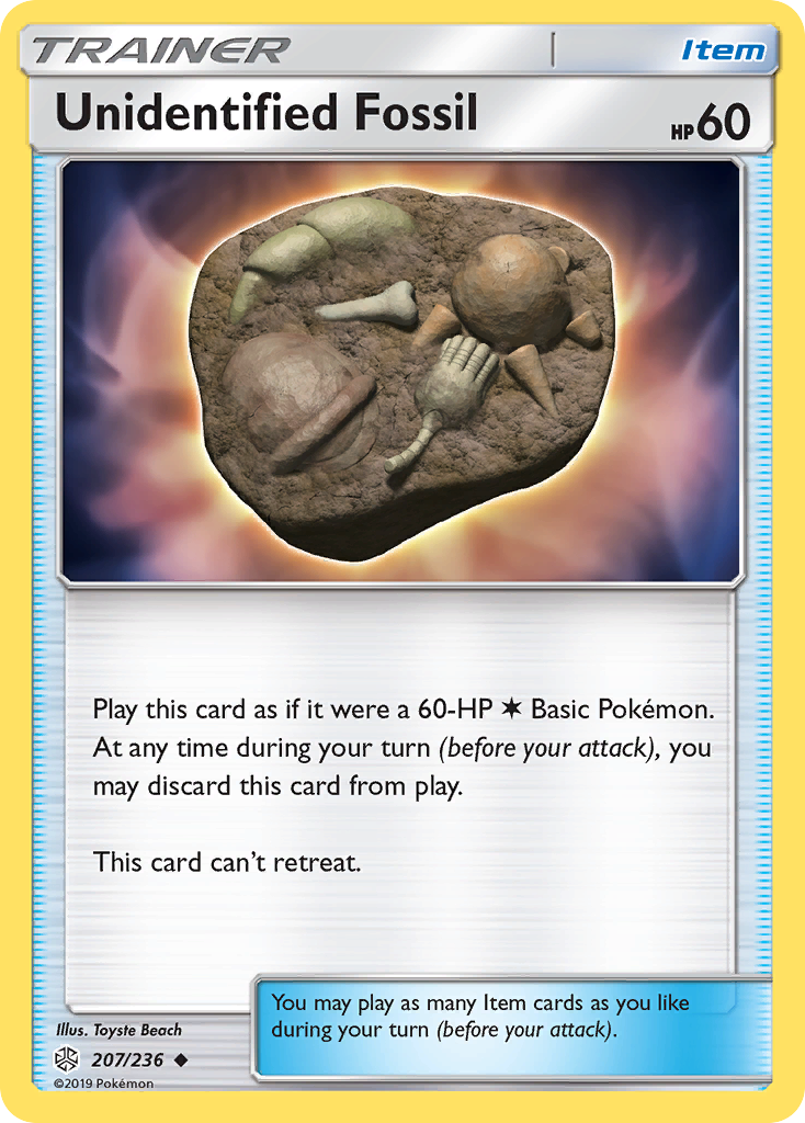 Unidentified Fossil (207/236) [Sun & Moon: Cosmic Eclipse] | Devastation Store
