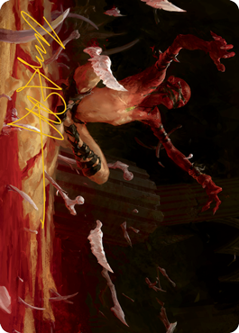 Bone Shards Art Card (Gold-Stamped Signature) [Modern Horizons 2 Art Series] | Devastation Store