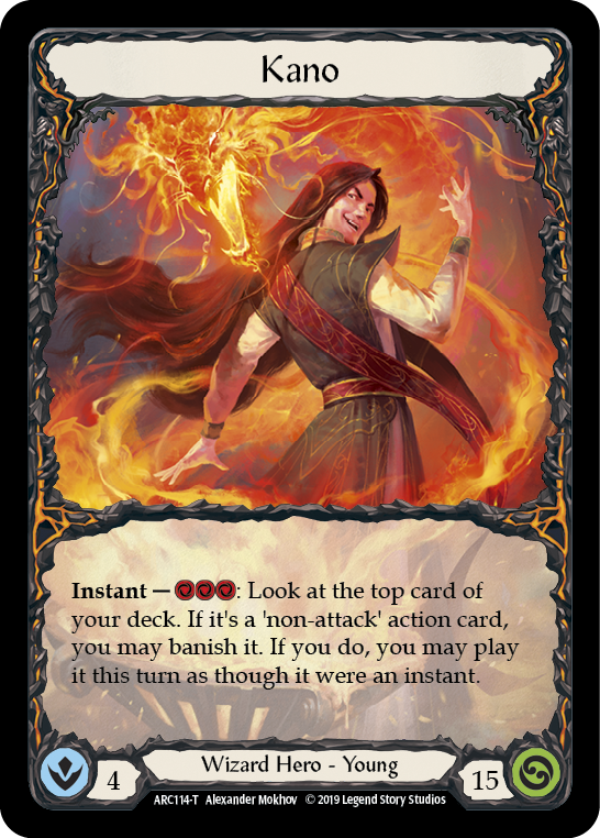 Kano // Nebula Blade [ARC114-T // ARC077-T] 1st Edition Normal | Devastation Store