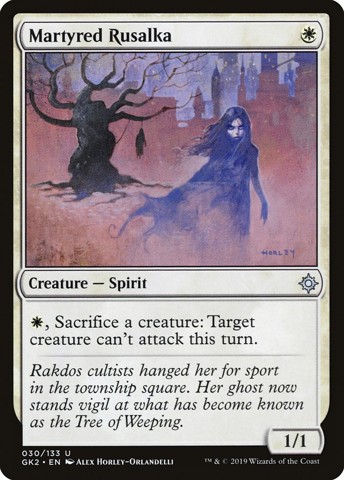 Martyred Rusalka [Ravnica Allegiance Guild Kit] | Devastation Store