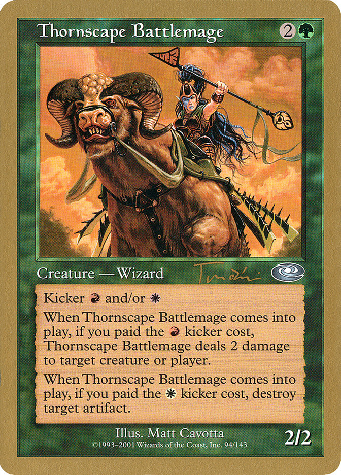 Thornscape Battlemage (Jan Tomcani) [World Championship Decks 2001] | Devastation Store