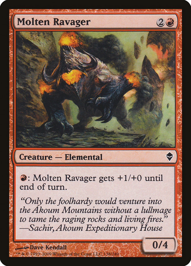 Molten Ravager [Zendikar] | Devastation Store