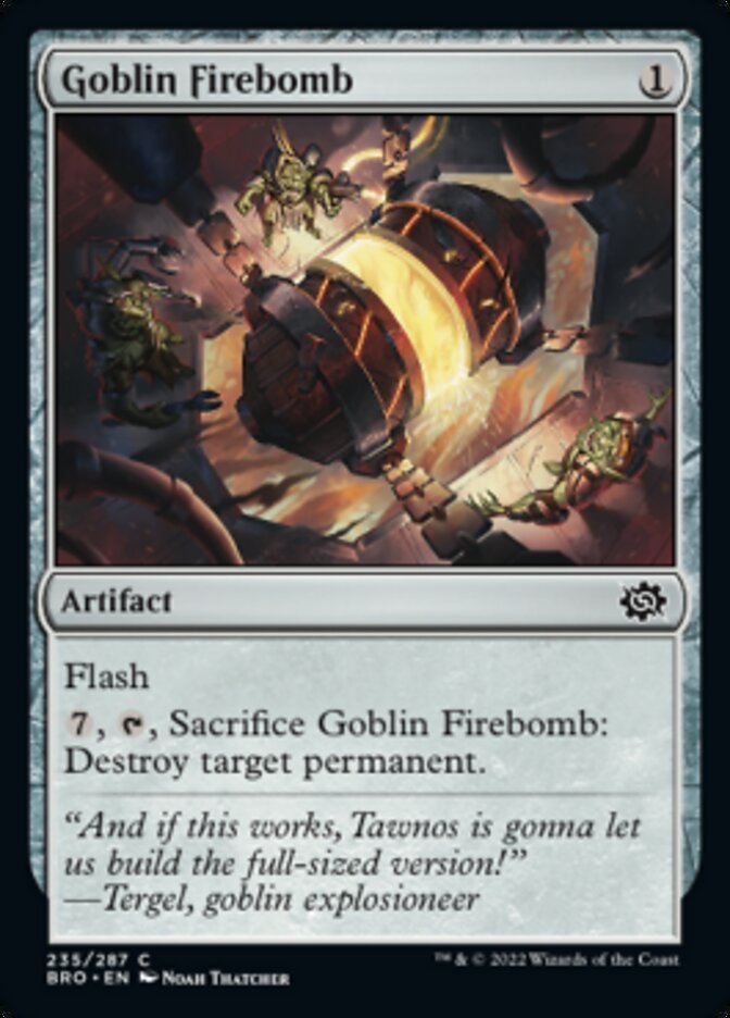 Goblin Firebomb [The Brothers' War] | Devastation Store