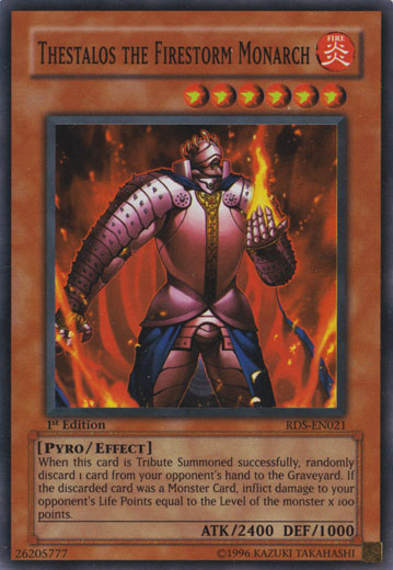 Thestalos the Firestorm Monarch [RDS-EN021] Super Rare | Devastation Store