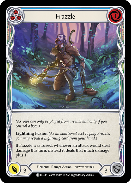 Frazzle (Blue) [ELE061] (Tales of Aria)  1st Edition Normal | Devastation Store