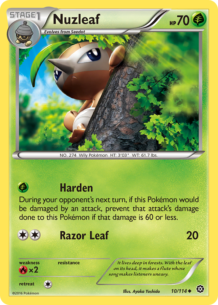 Nuzleaf (10/114) [XY: Steam Siege] | Devastation Store