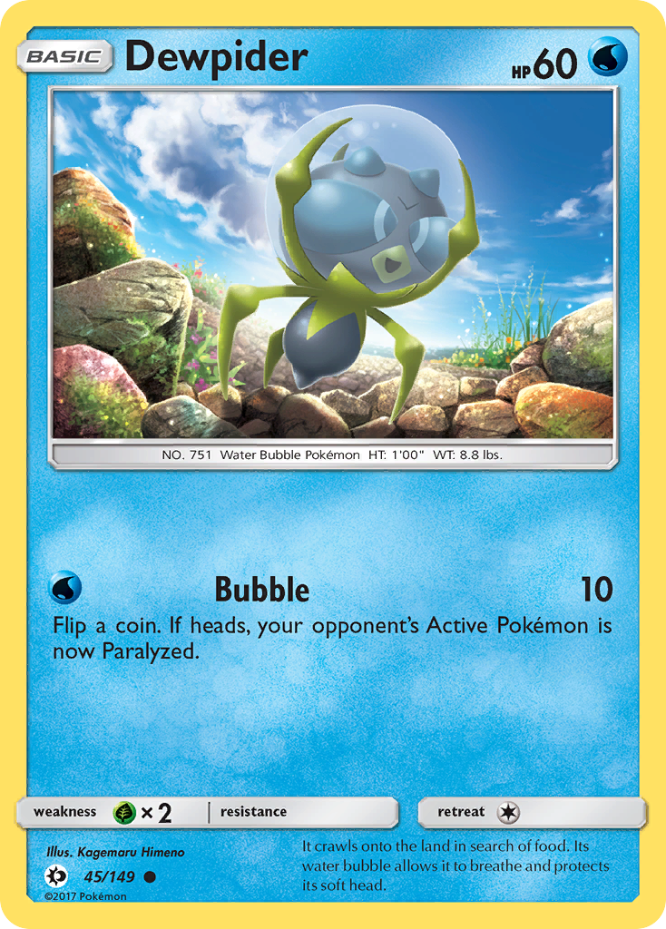 Dewpider (45/149) [Sun & Moon: Base Set] | Devastation Store