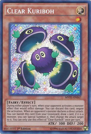 Clear Kuriboh [MVP1-ENS47] Secret Rare | Devastation Store