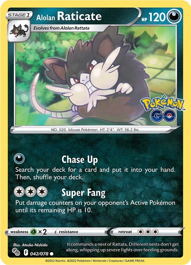 Alolan Raticate (042/078) [Pokémon GO] | Devastation Store