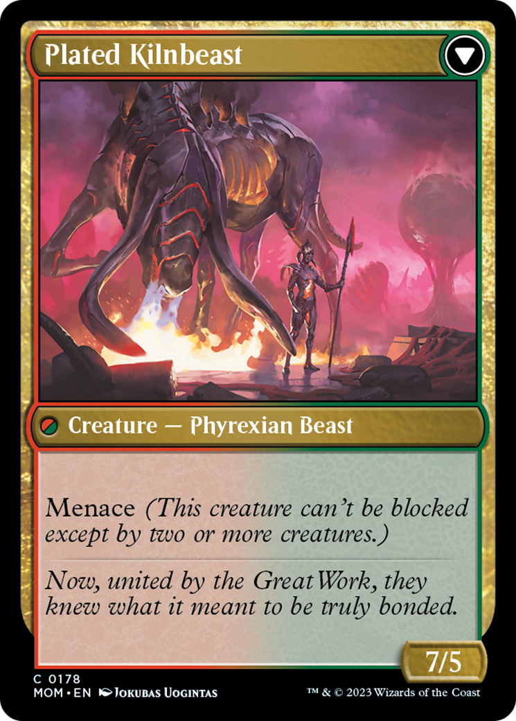 Bonded Herdbeast // Plated Kilnbeast [March of the Machine] | Devastation Store