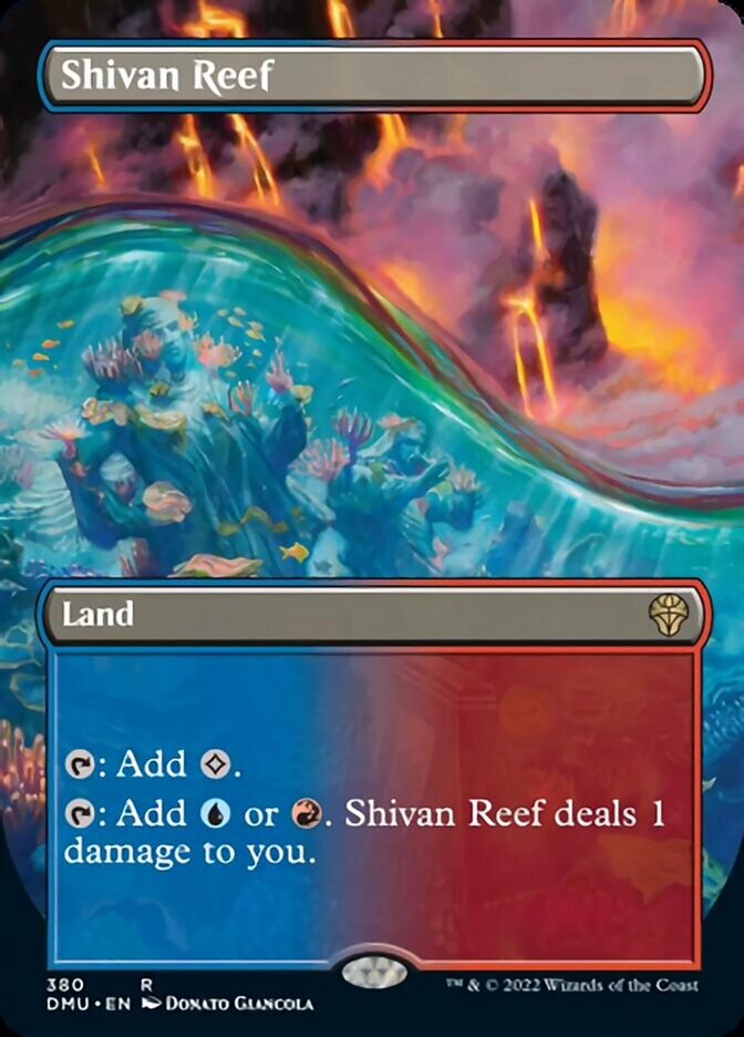 Shivan Reef (Borderless Alternate Art) [Dominaria United] | Devastation Store