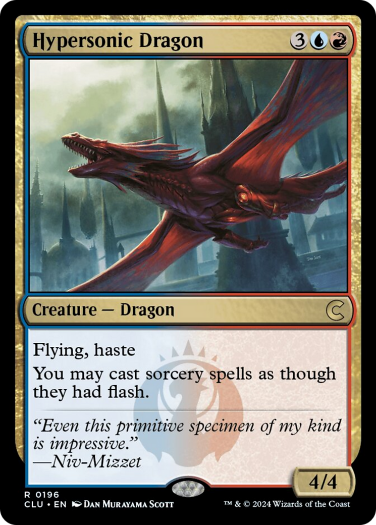 Hypersonic Dragon [Ravnica: Clue Edition] | Devastation Store