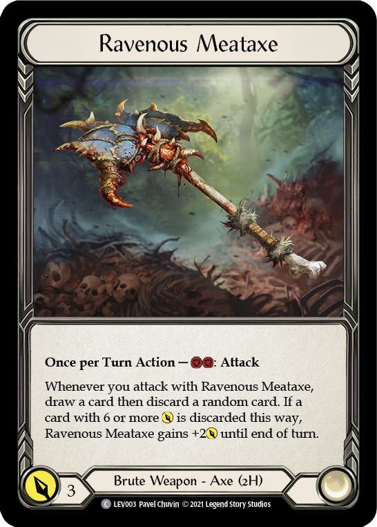 Ravenous Meataxe [LEV003] (Monarch Levia Blitz Deck) | Devastation Store