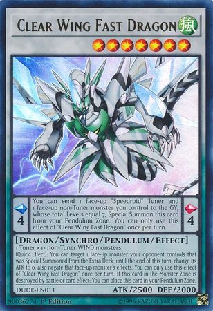 Clear Wing Fast Dragon [DUDE-EN011] Ultra Rare | Devastation Store