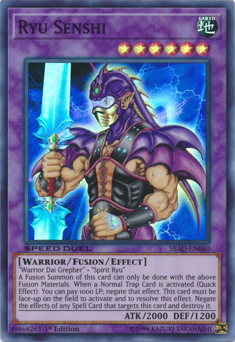 Ryu Senshi [SBAD-EN040] Super Rare | Devastation Store