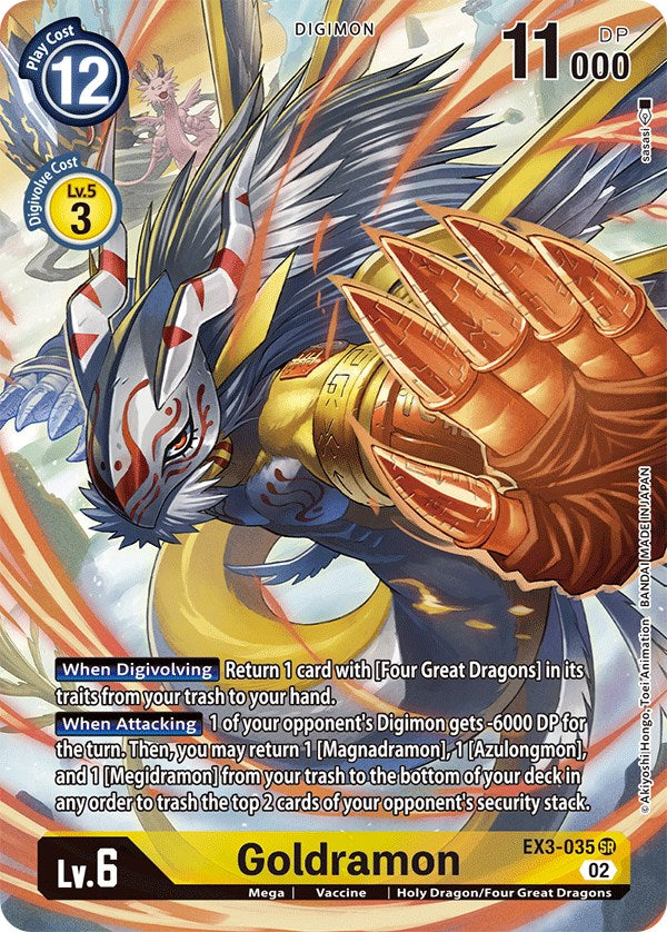 Goldramon [EX3-035] (Alternate Art) [Draconic Roar] | Devastation Store