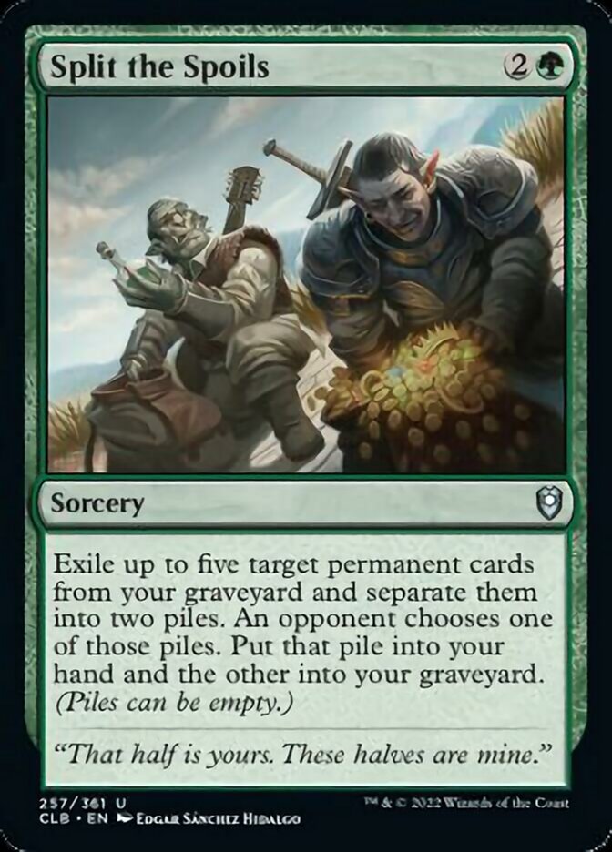 Split the Spoils [Commander Legends: Battle for Baldur's Gate] | Devastation Store