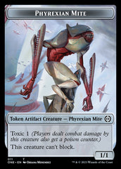 Phyrexian Mite (011) // Phyrexian Germ Double-Sided Token [Phyrexia: All Will Be One Commander Tokens] | Devastation Store