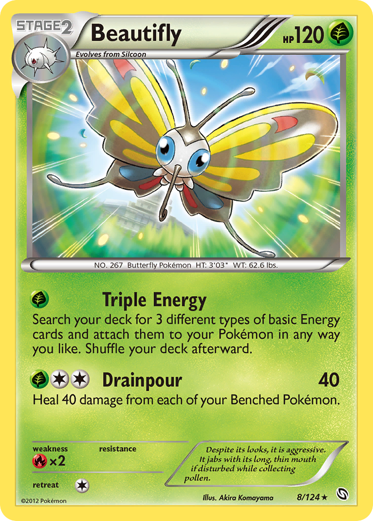 Beautifly (8/124) [Black & White: Dragons Exalted] | Devastation Store