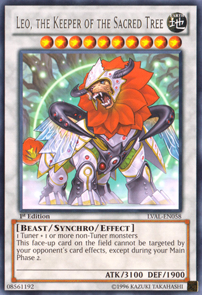 Leo, the Keeper of the Sacred Tree [LVAL-EN058] Rare | Devastation Store