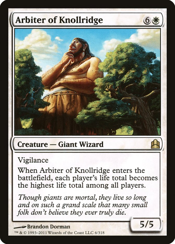 Arbiter of Knollridge [Commander 2011] | Devastation Store