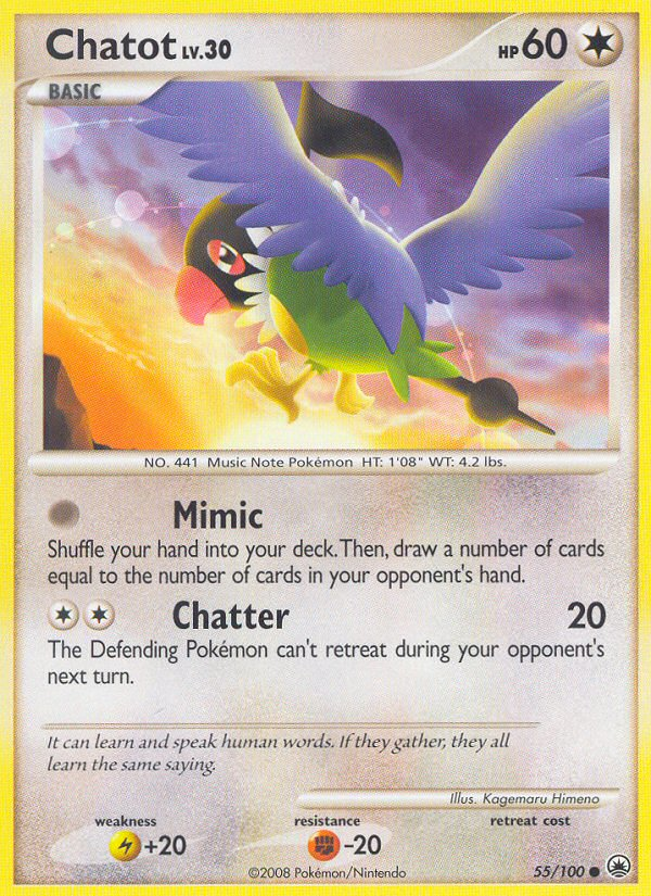 Chatot (55/100) [Diamond & Pearl: Majestic Dawn] | Devastation Store