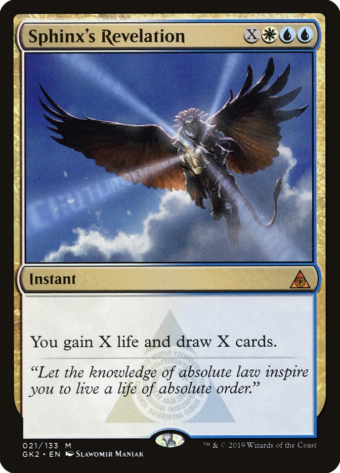 Sphinx's Revelation [Ravnica Allegiance Guild Kit] | Devastation Store