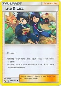 Tate & Liza (148a/168) (Alternate Art Promo) (Battle Arena Deck Exclusive) [Sun & Moon: Celestial Storm] | Devastation Store