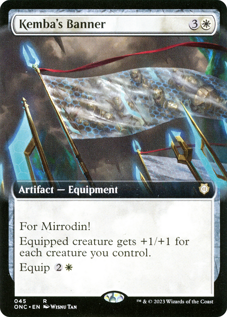 Kemba's Banner (Extended Art) [Phyrexia: All Will Be One Commander] | Devastation Store