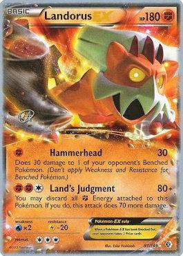 Landorus EX (89/149) (The Flying Hammer - Rowan Stavenow) [World Championships 2015] | Devastation Store