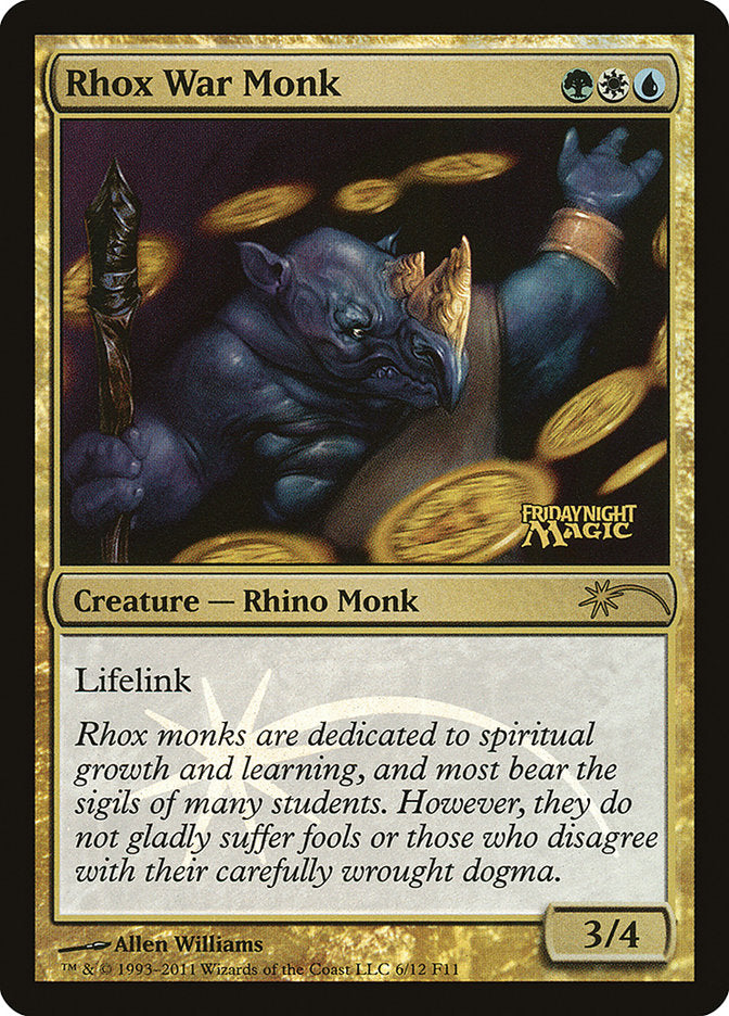 Rhox War Monk [Friday Night Magic 2011] | Devastation Store