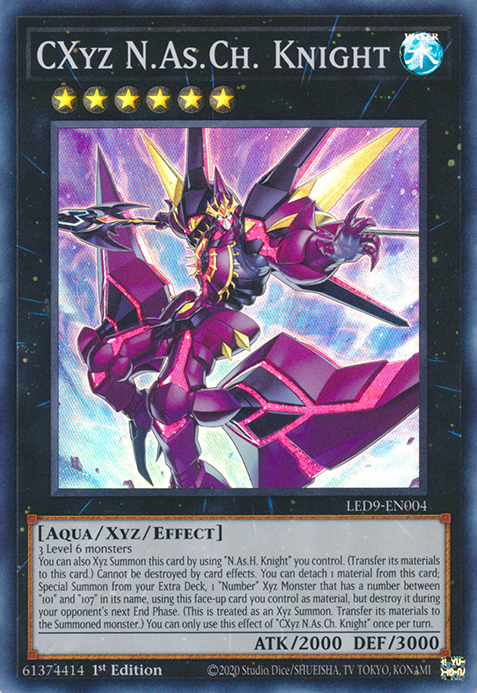 CXyz N.As.Ch. Knight [LED9-EN004] Super Rare | Devastation Store