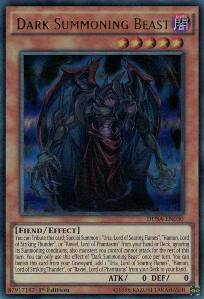 Dark Summoning Beast [DUSA-EN030] Ultra Rare | Devastation Store
