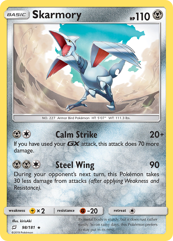 Skarmory (98/181) [Sun & Moon: Team Up] | Devastation Store