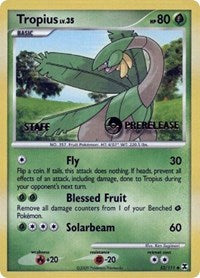 Tropius (52/111) (Staff Prerelease Promo) [Nintendo: Black Star Promos] | Devastation Store