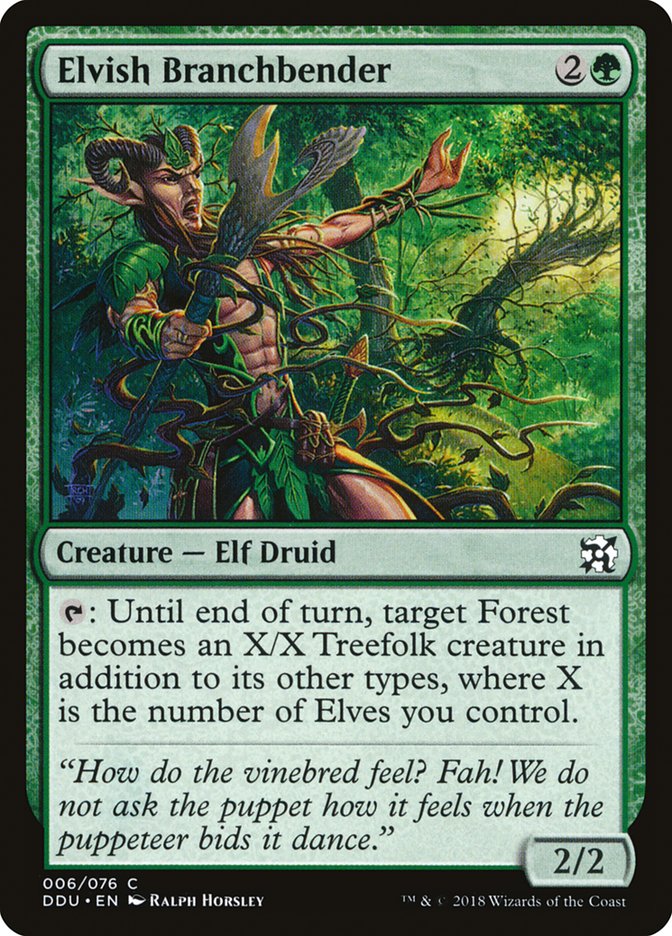 Elvish Branchbender [Duel Decks: Elves vs. Inventors] | Devastation Store