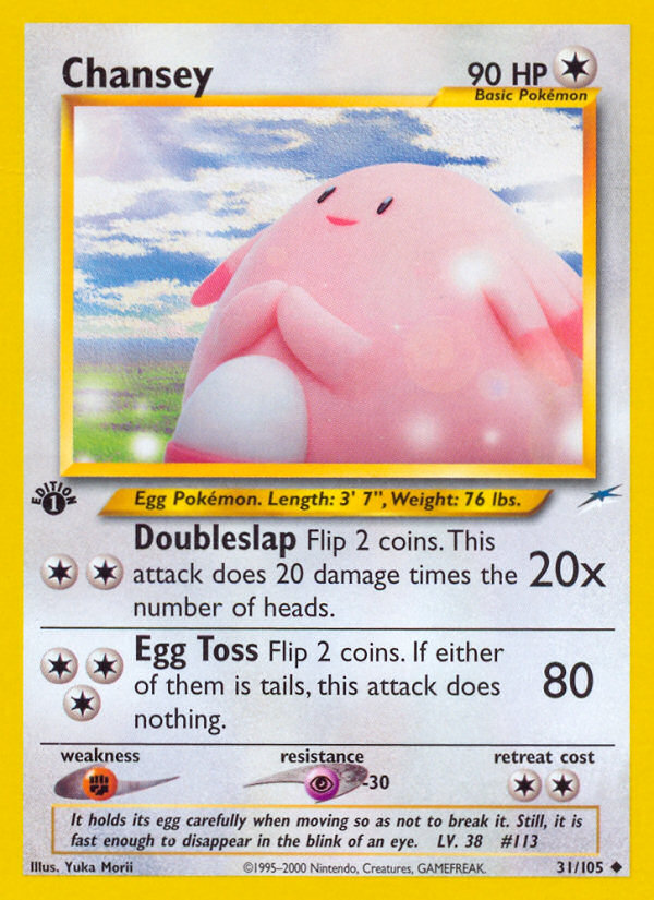 Chansey (31/105) [Neo Destiny 1st Edition] | Devastation Store