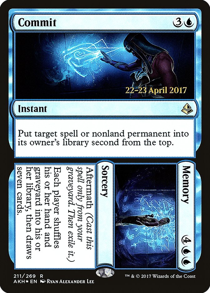 Commit // Memory  [Amonkhet Prerelease Promos] | Devastation Store