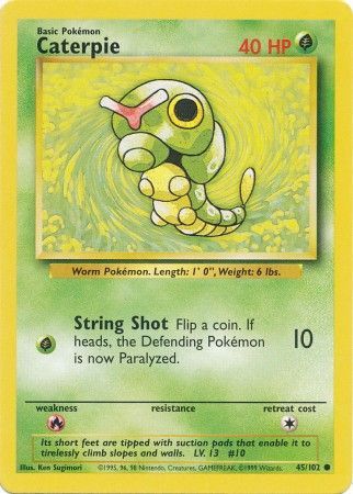 Caterpie (45/102) [Base Set Unlimited] | Devastation Store