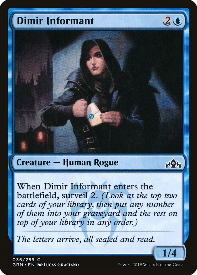Dimir Informant [Guilds of Ravnica] - Devastation Store | Devastation Store
