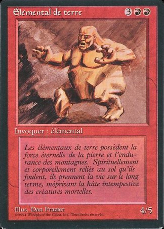 Earth Elemental [Foreign Black Border] | Devastation Store