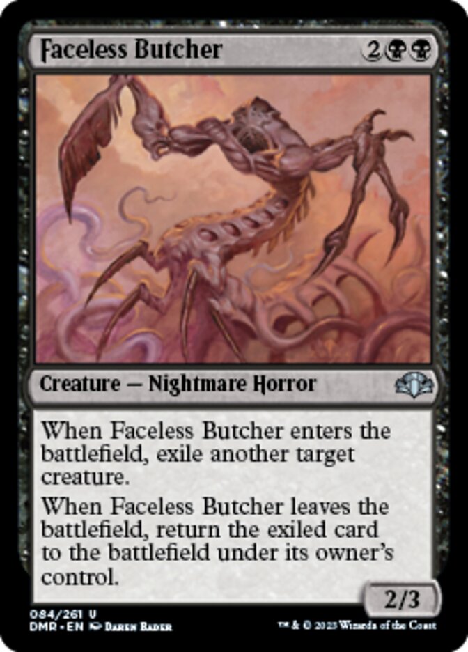 Faceless Butcher [Dominaria Remastered] | Devastation Store