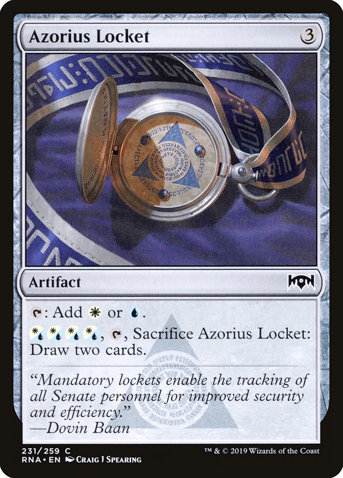 Azorius Locket [Ravnica Allegiance] | Devastation Store