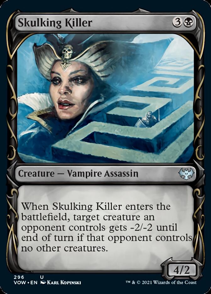 Skulking Killer (Showcase Fang Frame) [Innistrad: Crimson Vow] | Devastation Store