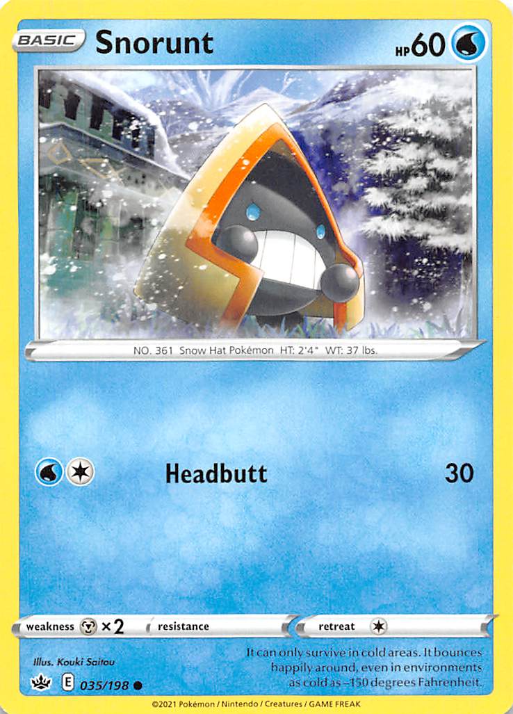 Snorunt (035/198) [Sword & Shield: Chilling Reign] | Devastation Store