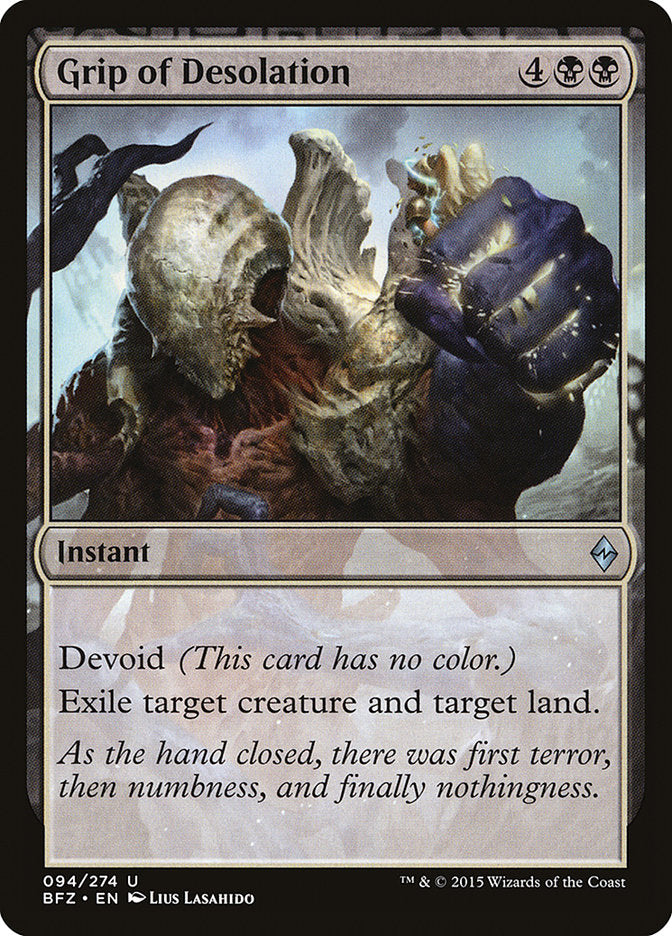 Grip of Desolation [Battle for Zendikar] - Devastation Store | Devastation Store